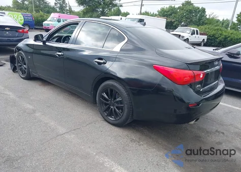 2015 Infiniti Q50 Premium/Sport из США, поврежденный, VIN JN1BV7AR1FM399117